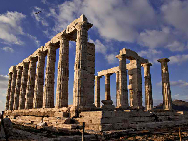 O ναός του Ποσειδώνα στο Σούνιο