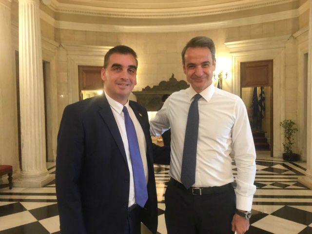 Ο Δήμαρχος Αργυρούπολης- Ελληνικού συναντήθηκε με τον Πρωθυπουργό