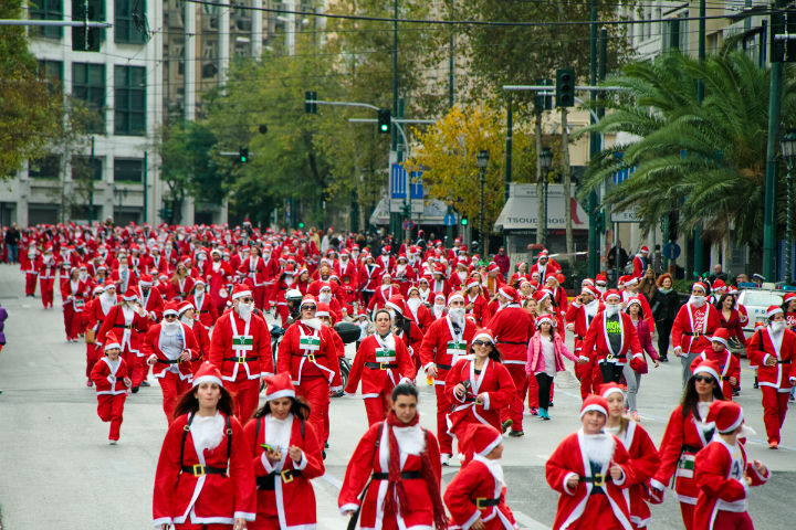 Santa Run, ο πιο χριστουγεννιάτικος αγώνας δρόμου επιστρέφει στο κέντρο της Αθήνας στις 15/12