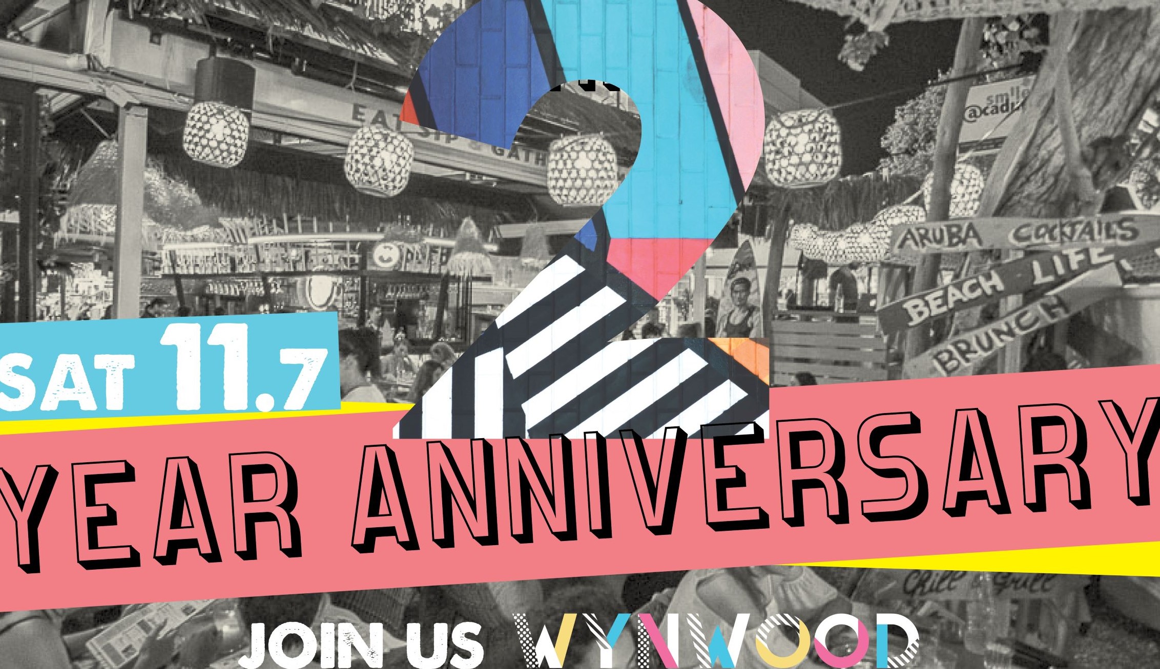 Wynwood: Γιορτάζει τα 2α γενέθλιά του με ένα μεγάλο party