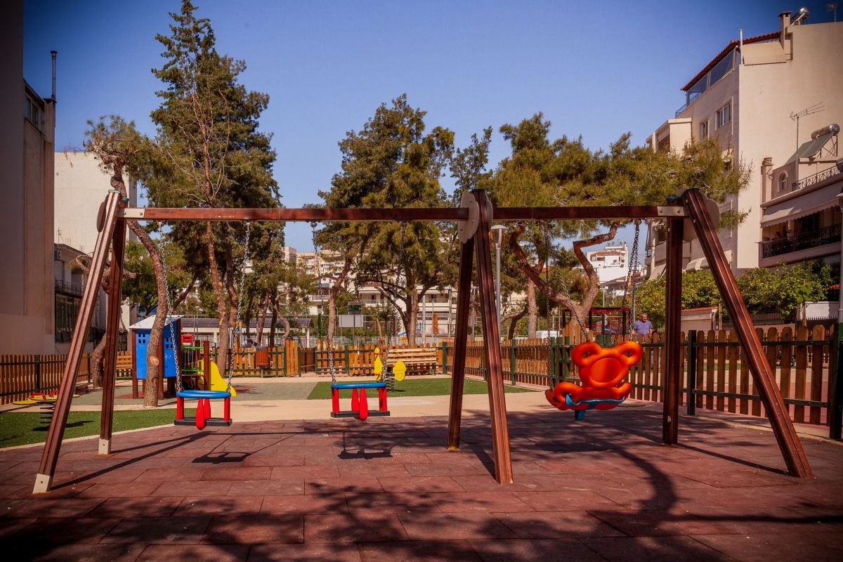 Άγιος Δημήτριος: Το νέο “Πάρκο Οικογένειας” με την ολοκαίνουργια παιδική χαρά είναι έτοιμο